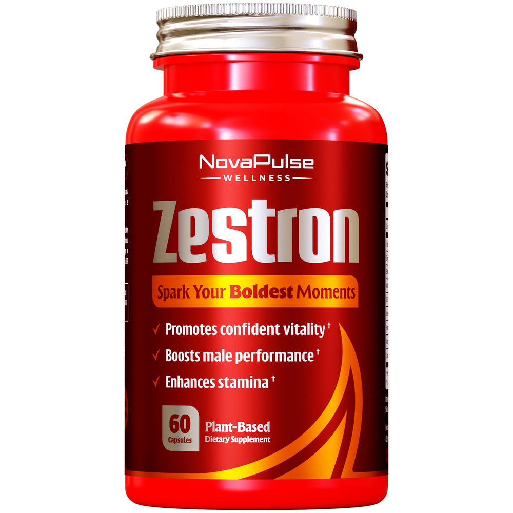 NovaPulse Wellness bottle front showing premium performance support