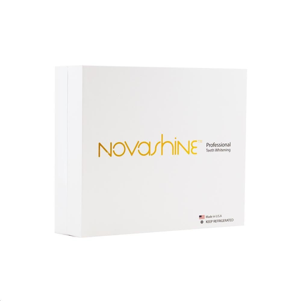 Novashine blue LED light shown for at-home whitening with cool, safe energy