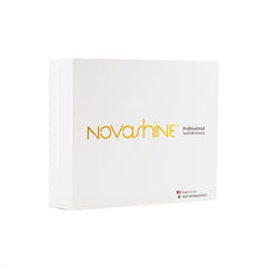 Novashine blue LED light shown for at-home whitening with cool, safe energy