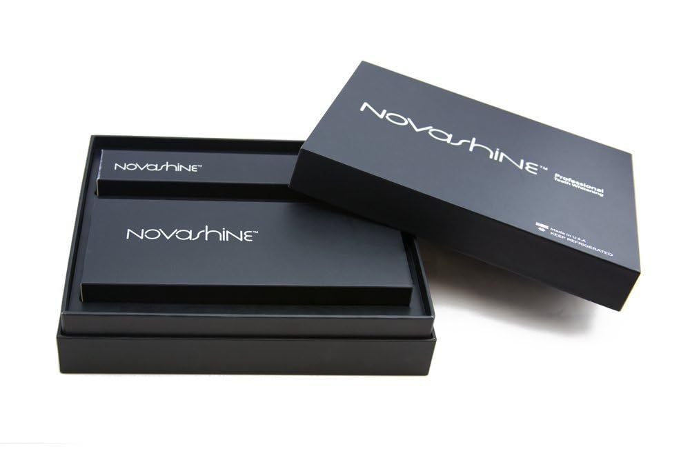 Novashine smartphone adapter for hands-free whitening sessions during downtime.