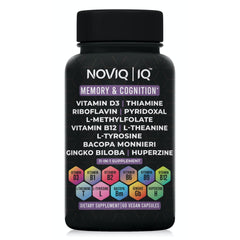 NOVIQ 11-in-1 bottle showing sleek cognitive-support packaging