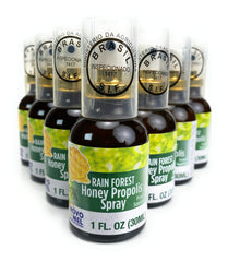 Novo Mel Brazilian Green Propolis oral spray bottle for on-the-go freshness