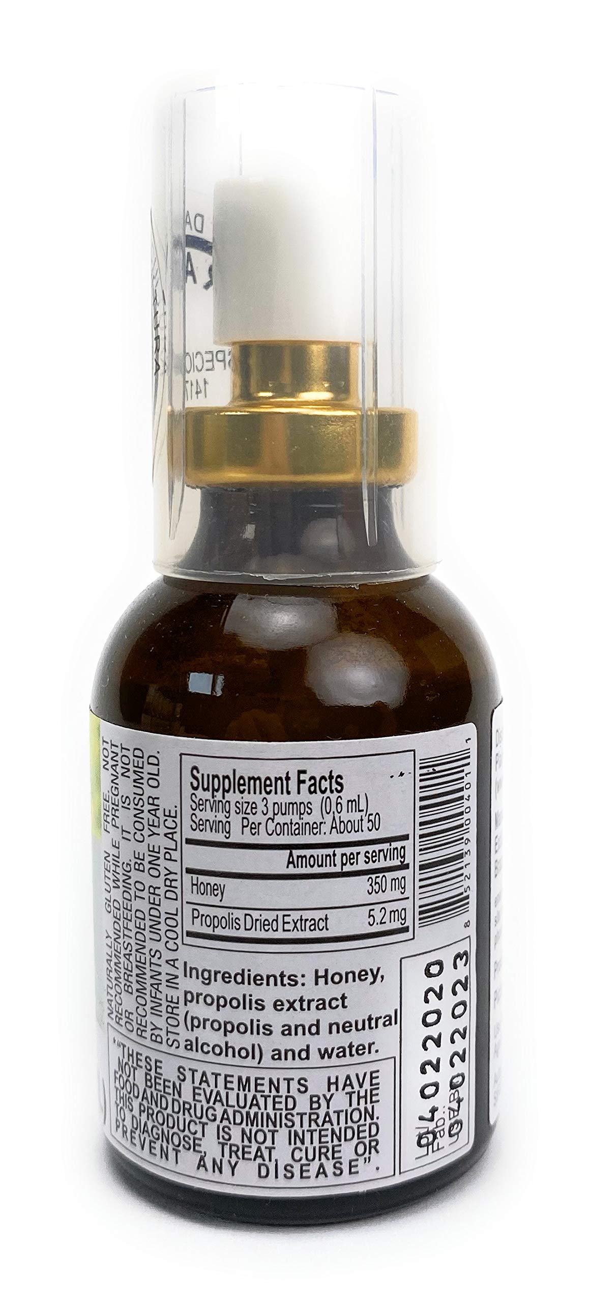 Novo Mel Rainforest Honey oral spray bottle highlighting natural flavor and daily use