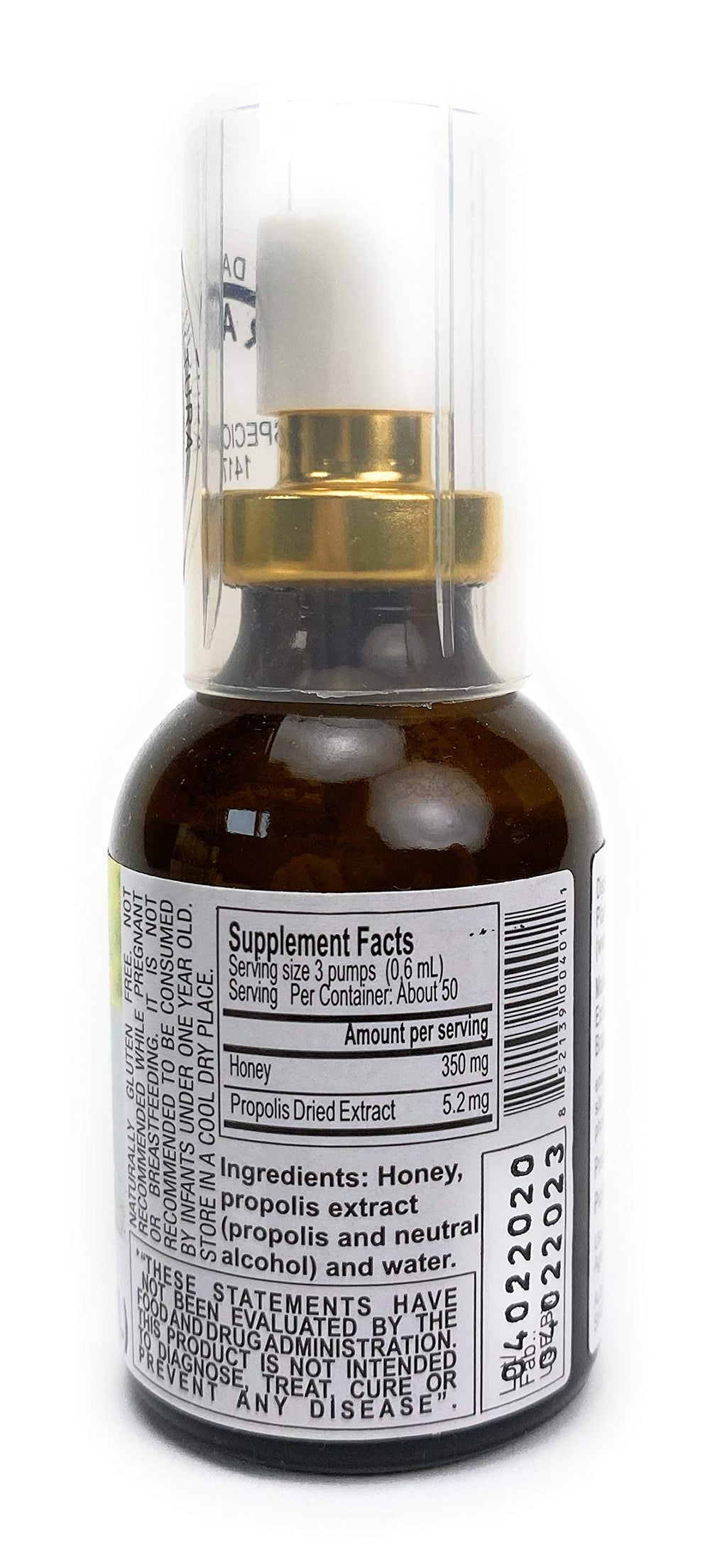 Novo Mel Rainforest Honey oral spray bottle highlighting natural flavor and daily use
