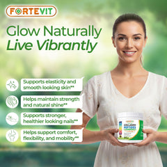 NOVONEX FORTEVIT scoop demonstrates precise dosing for daily use.