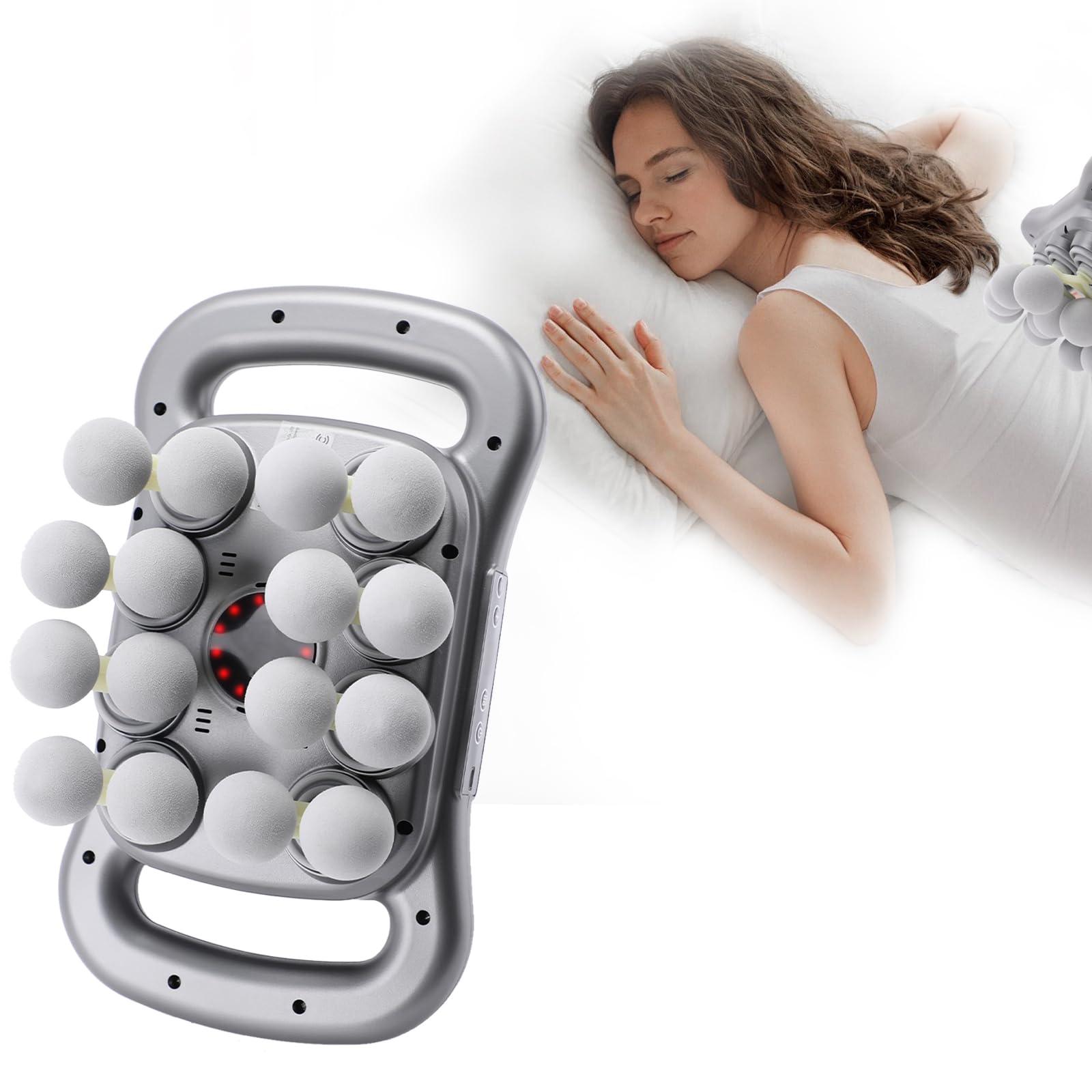 Novotechcal dark-grey massage gun offers a sleek, versatile recovery tool