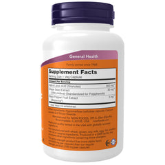 NOW Foods ALA 600 mg capsule close-up, high potency formula