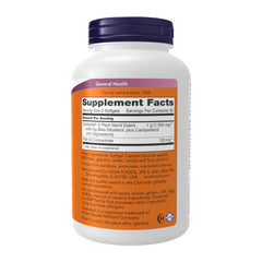 NOW Foods CardioAid-S Plant Sterols ester bottle highlighting plant sterols and fish oil