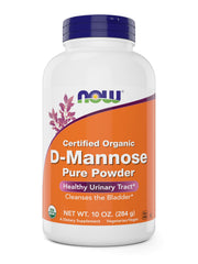 NOW Foods D-Mannose 10oz powder tub for daily bladder support