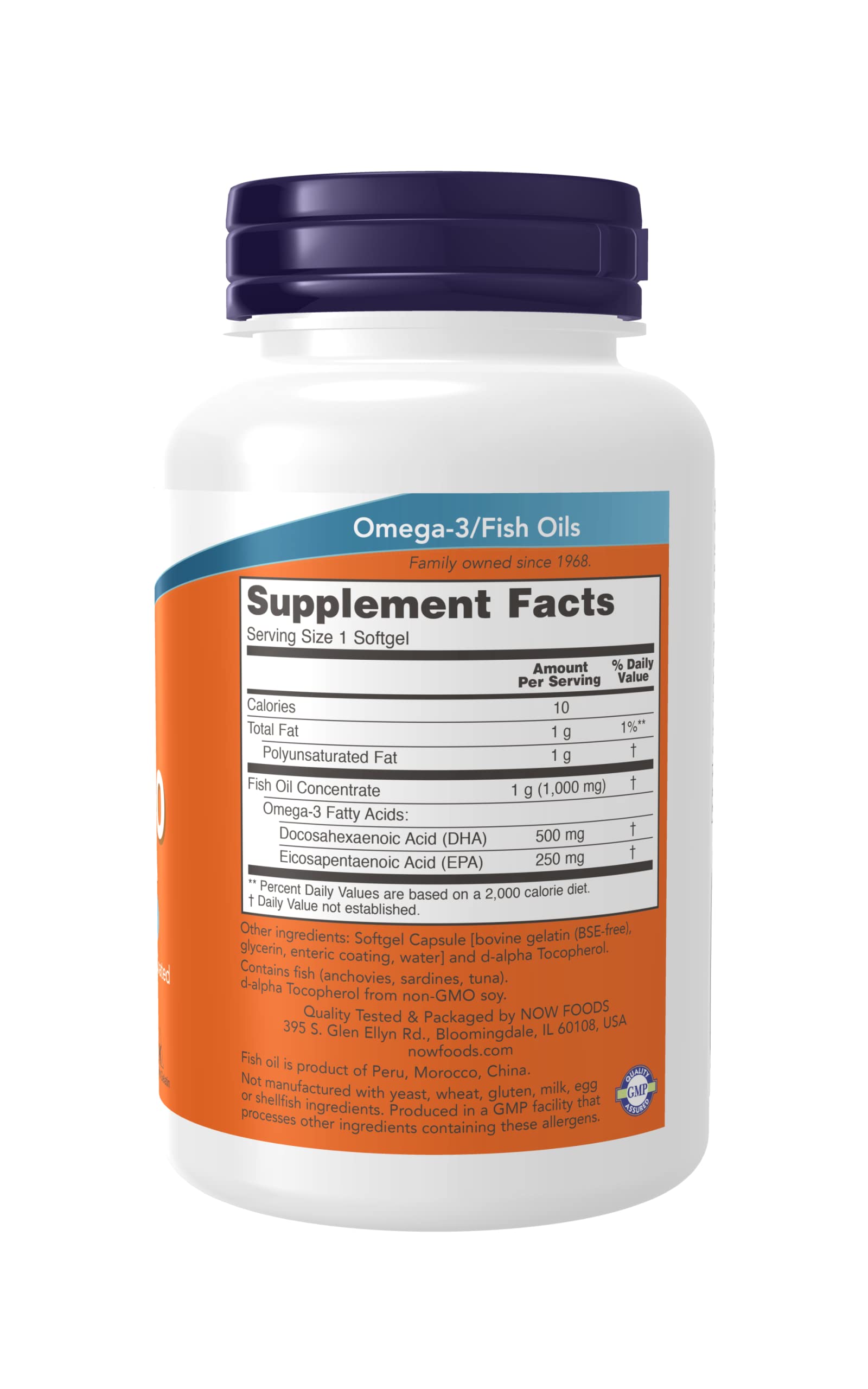 NOW Foods DHA-500 pack of 2 bottles for easy stocking