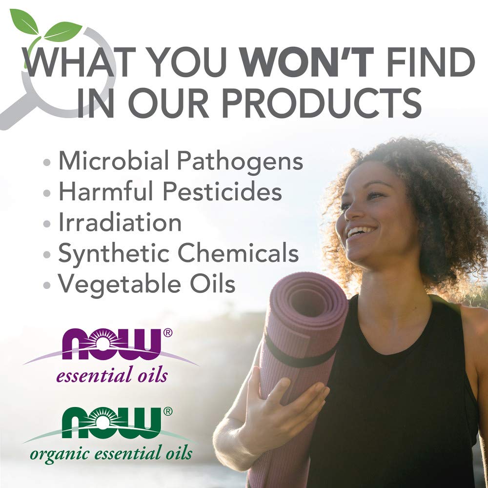 NOW Foods essential oils 10-oil pack Eucalyptus bottle provides refreshing notes for uplifting diffuser blends.