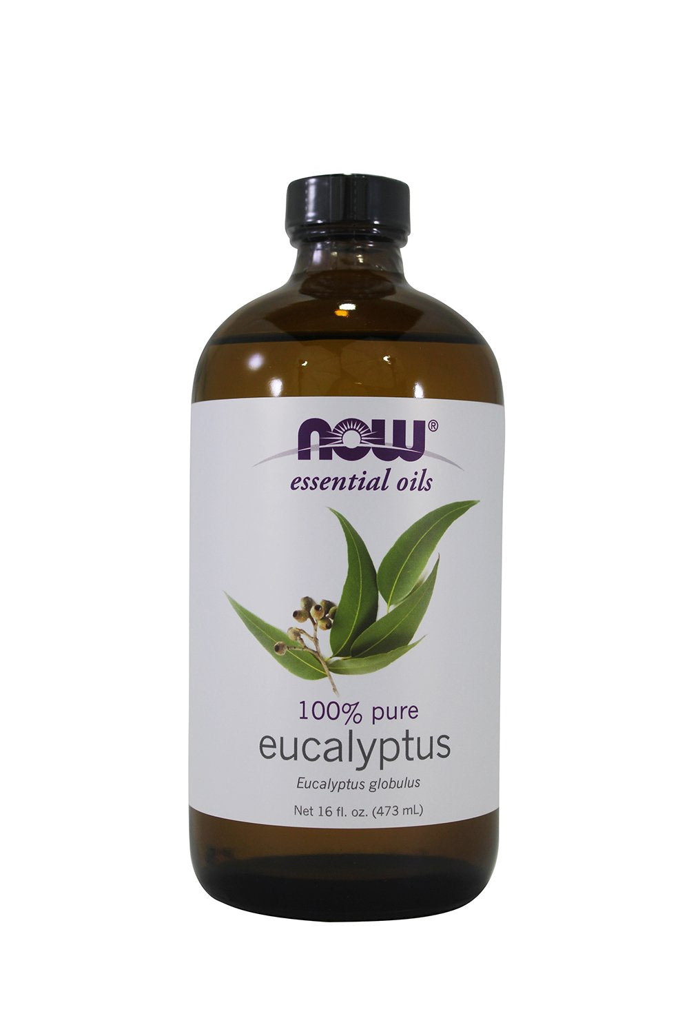 NOW Foods Eucalyptus Oil pour bottle demonstrates easy application during spa-like rituals.