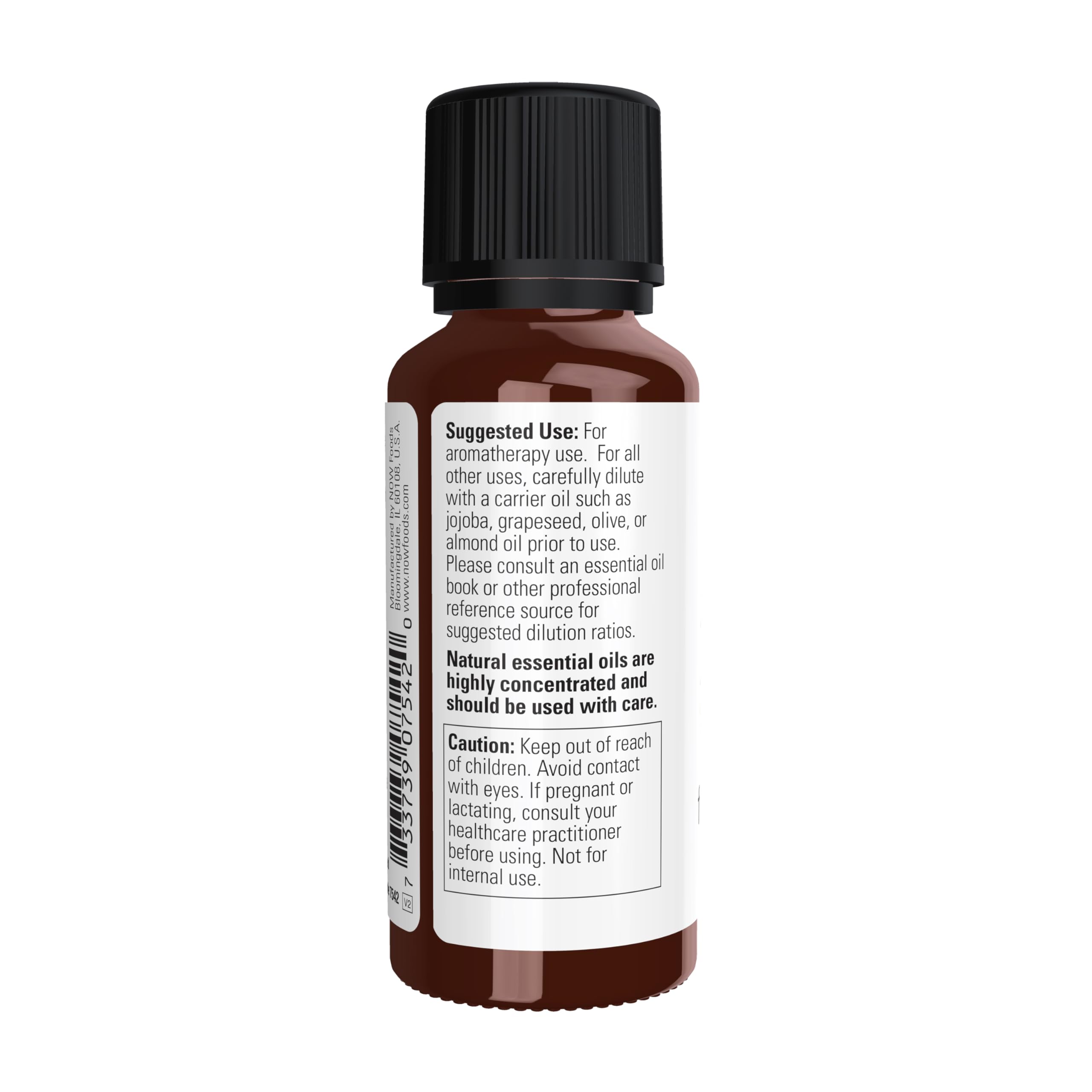 NOW Foods Frankincense oil diffuser-use illustrating easy room aromatherapy setup.