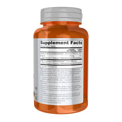 NOW Foods HMB bottle side view with dosage info for post-workout recovery.