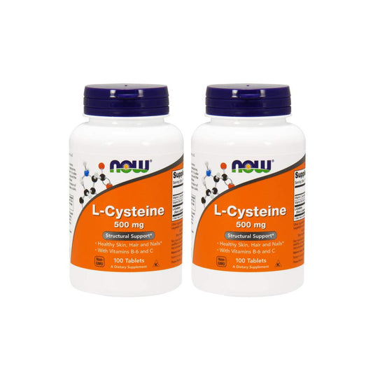 NOW Foods L-Cysteine 500 mg bottle for daily use.