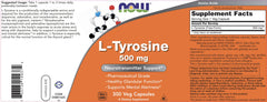 Pharmaceutical-grade L-Tyrosine label indicates purity and quality
