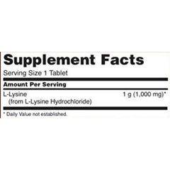 NOW Foods L-Lysine 1000mg four-pack packaging for savings and convenience