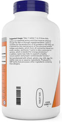 NOW Foods L-Lysine packaging shot highlights non-GMO, vegan attributes