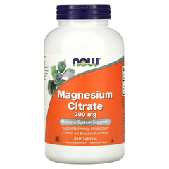 Now Foods Magnesium Citrate tablets are unflavored for easy swallowing.