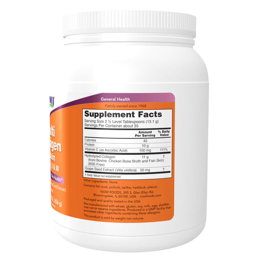 NOW Foods Multi Collagen scoop for easy daily collagen dosing