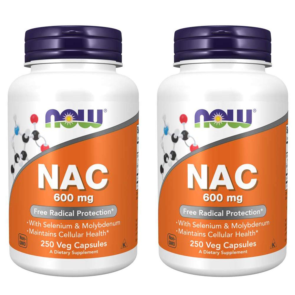 NOW Foods NAC 600mg bottle shows value for daily antioxidant support.