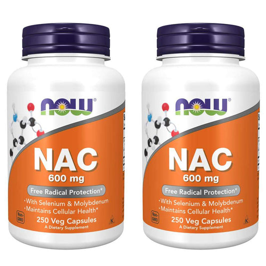 NOW Foods NAC 600mg bottle shows value for daily antioxidant support.