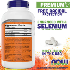 NOW Foods NAC 600mg capsules ready for daily wellness routine