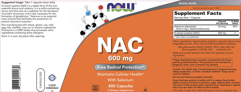 NOW Foods NAC eco initiative signals sustainability in packaging