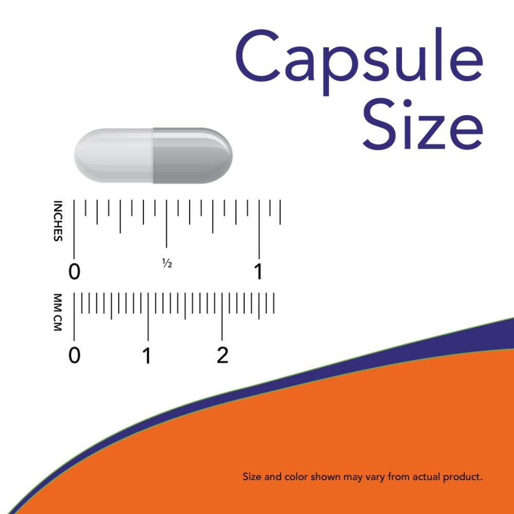 NOW Foods NAC ingredient info notes sulfur-containing amino acid origin.