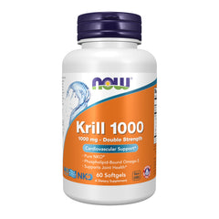 NOW Foods Neptune Krill Oil 1000 mg softgel close-up showing glossy capsule
