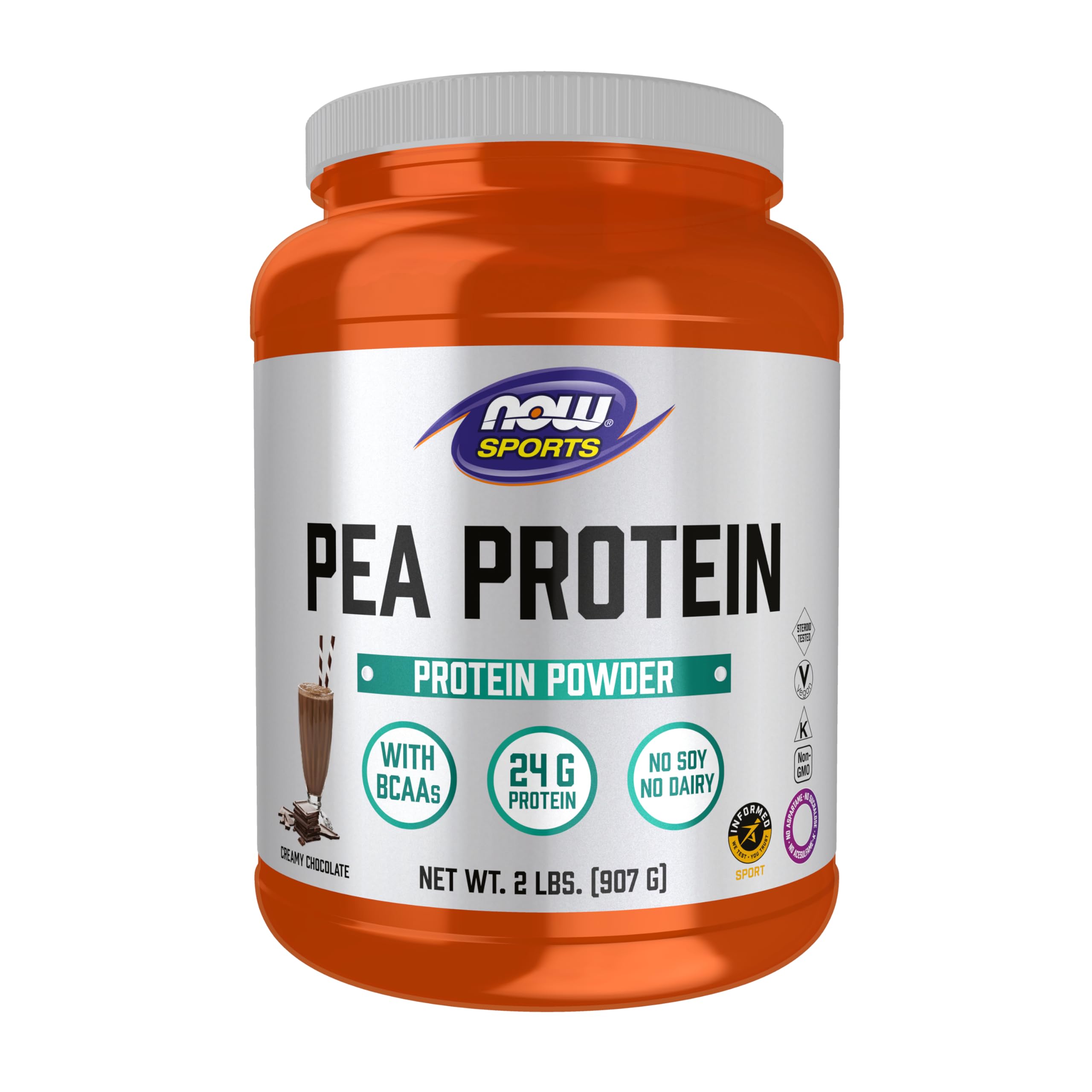 NOW Foods Pea Protein scoop for easy serving