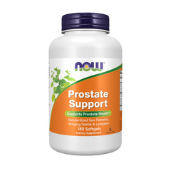 NOW Foods Prostate Support label close-up highlighting standardized extracts for daily wellness.
