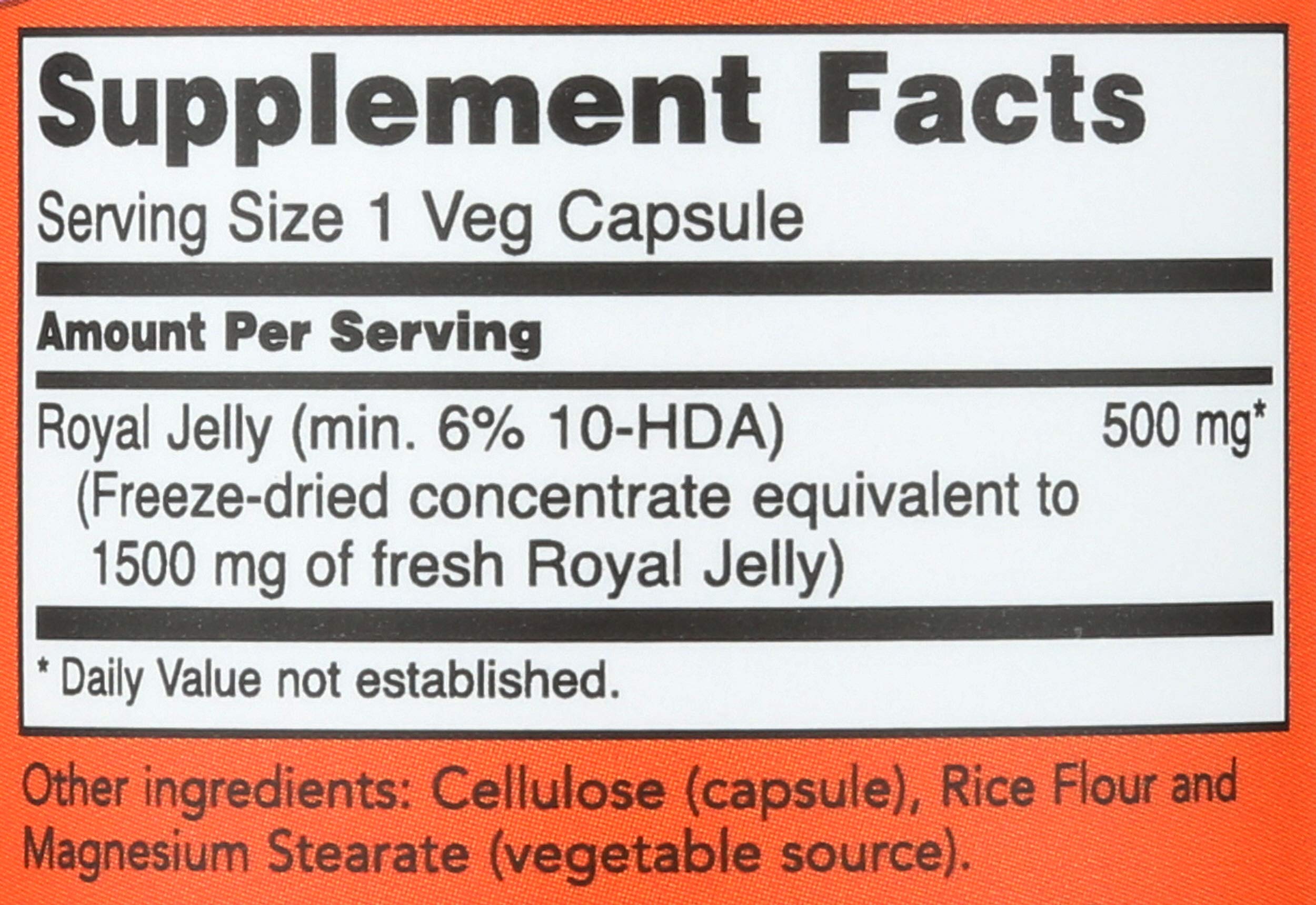NOW Foods Royal Jelly pack of 2 showcases value and long-term supply.