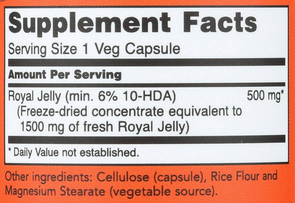 NOW Foods Royal Jelly pack of 2 showcases value and long-term supply.