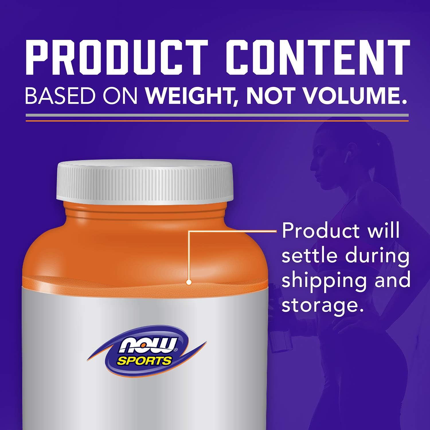 NOW Foods Soy Protein Isolate poured into a blender for a shake