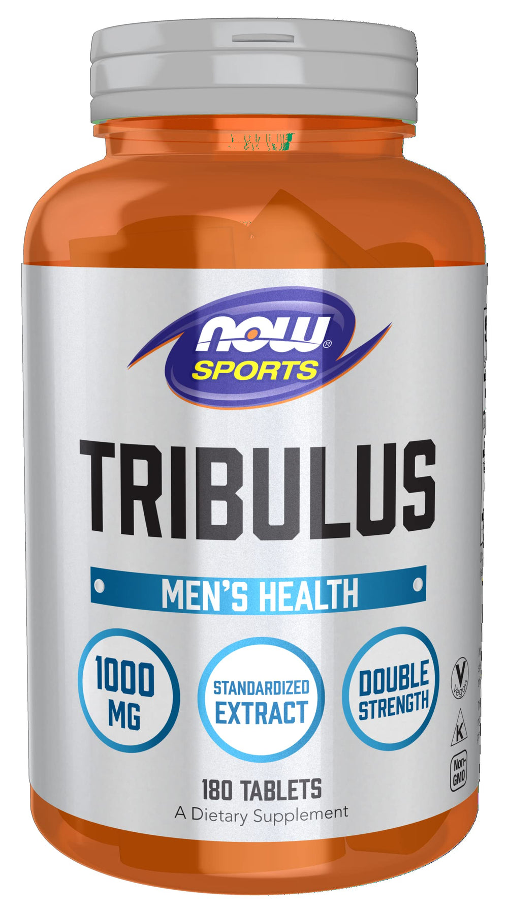 NOW Foods Tribulus 1000mg bottle front shows packaging and product line