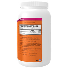 NOW Foods Vitamin C Crystals packaging label on a 3-pound jar