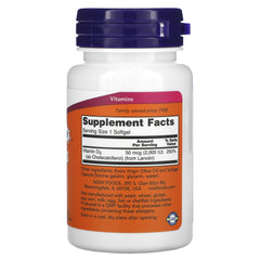 NOW Foods Vitamin D-3 3-pack carton showing bulk value for daily use.