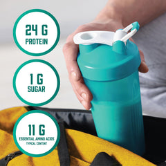 NOW Foods Whey Protein Concentrate post-workout-shake supports convenient nutrition.
