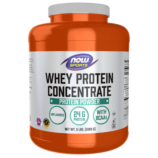 NOW Foods Whey Protein Concentrate scoop-dissolve for a quick protein boost.