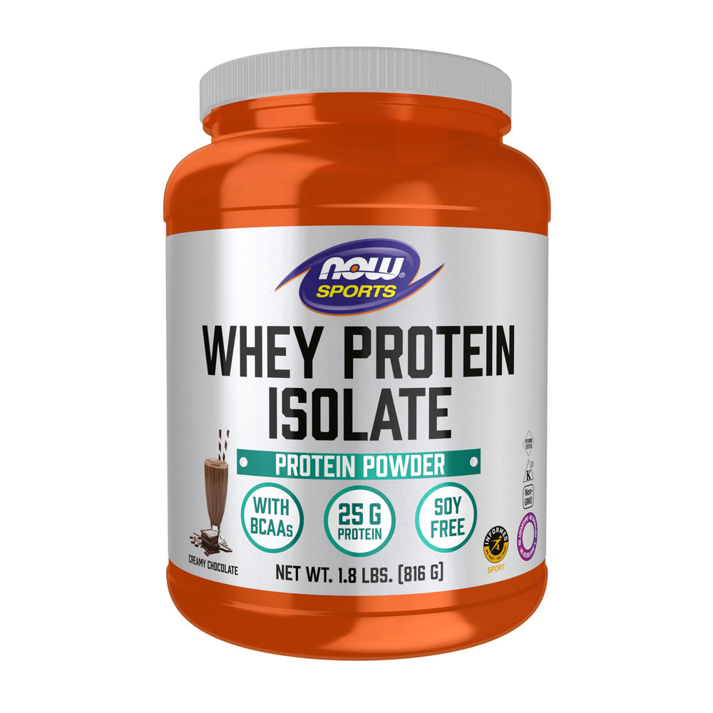 NOW Foods Whey Protein Isolate powder shown as a fast-absorbing post-workout option