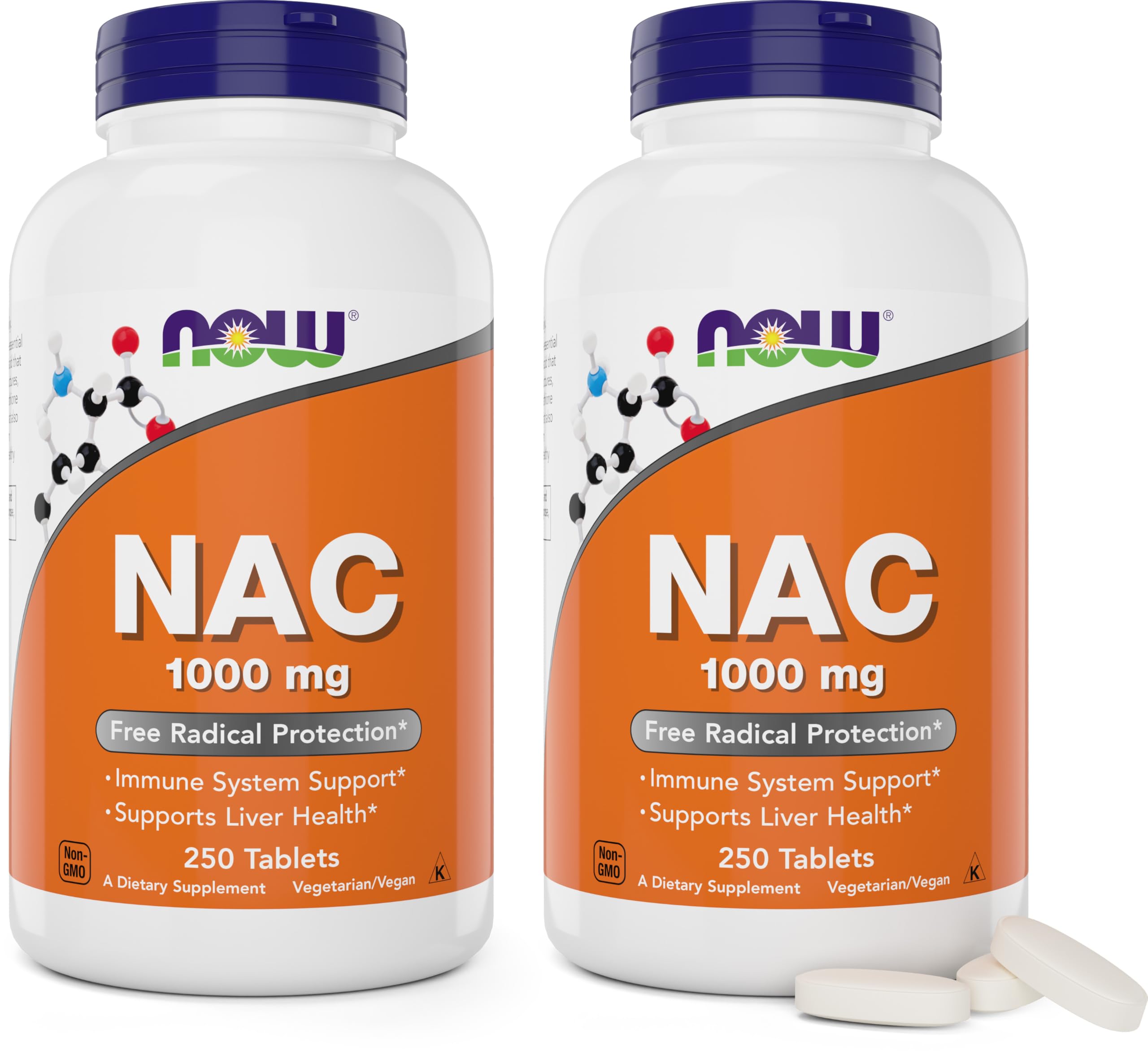 NOW Foods NAC 1,000 mg bottle front for daily antioxidant routine