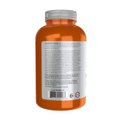 NOW Foods Amino-9 Essentials label closeup—NAS proportions in the free-form amino mix.