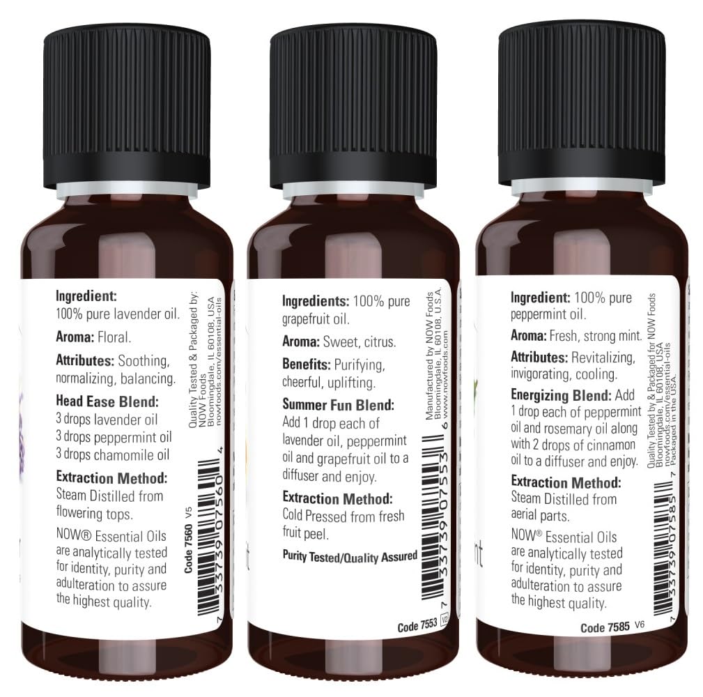 NOW Foods Summer Fun Grapefruit 1 oz bottle ideal for uplifting diffuser moments.