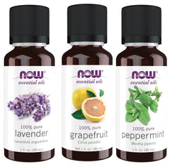 NOW Foods Summer Fun Lavender 1 oz bottle ready for diffusing to create a calming ambiance.