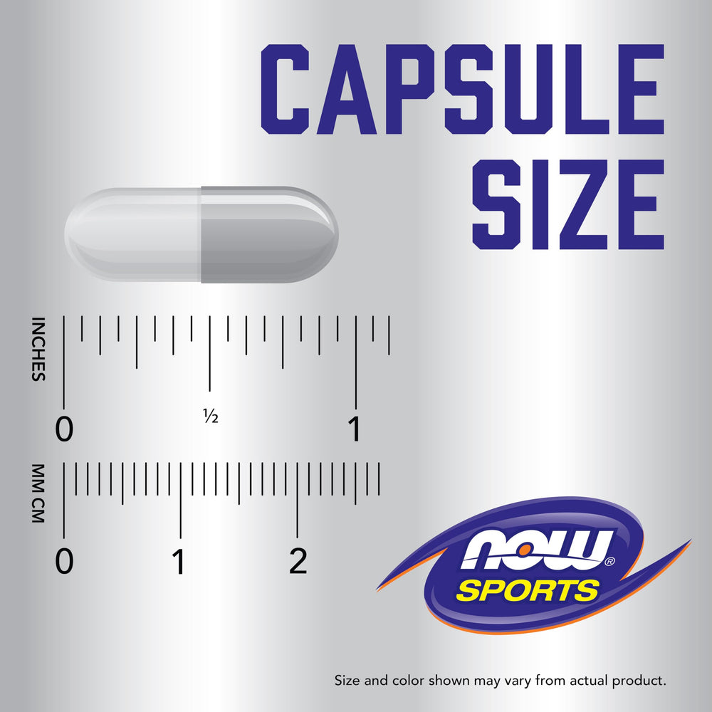 NOW Foods ZMA pour bottle image suggesting daily supplementation on the go.