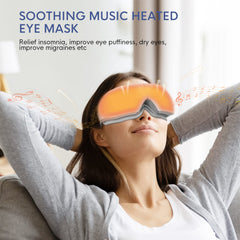 NOWWISH eye massager with Bluetooth lets you enjoy relaxing music.