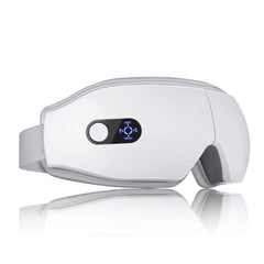 NOWWISH eye massager with heat close-up showing warm sensation for eye comfort.