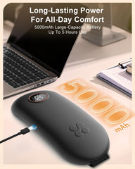 NOWWISH heating pad heat level options highlight customizable warmth.