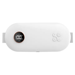 NOWWISH graphene heating pad with LED display for easy heat setting and battery status monitoring.